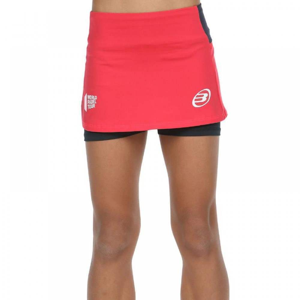 falda-bullpadel-wpt-carmesi-fluor-junior-1000x1000